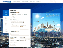 Tablet Screenshot of alhadaftourism.com